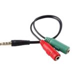 3.5MM STEREO TO 2 FEMALE CONVERTER