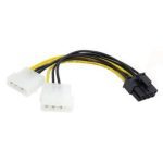 POWER EXTENTION 4PIN X 2 TO 6+2 8PIN CONNECTOR