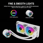 GOLDEN FIELD S240 AIO ARGB WHITE CPU LIQUID COOLER - Image 2