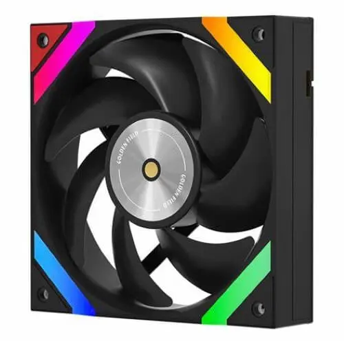OIP GOLDEN FIELD KP-L12 BLACK RGB FAN - Image 1