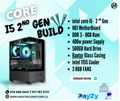 pc (2) CORE I5 2ND GEN PC BUILD - Image 1