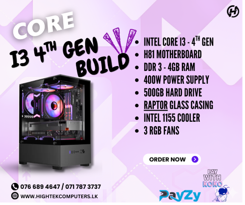 pc (5) CORE I3 4TH GEN PC BUILD - Image 1