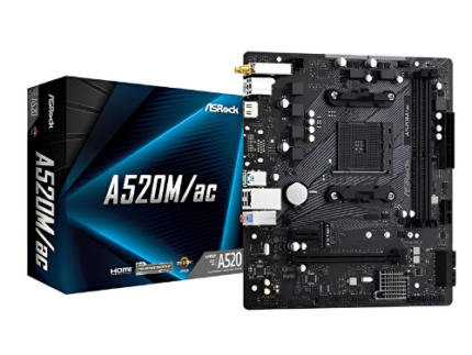 ASROCK A520M/AC WIFI MOTHERBOARD